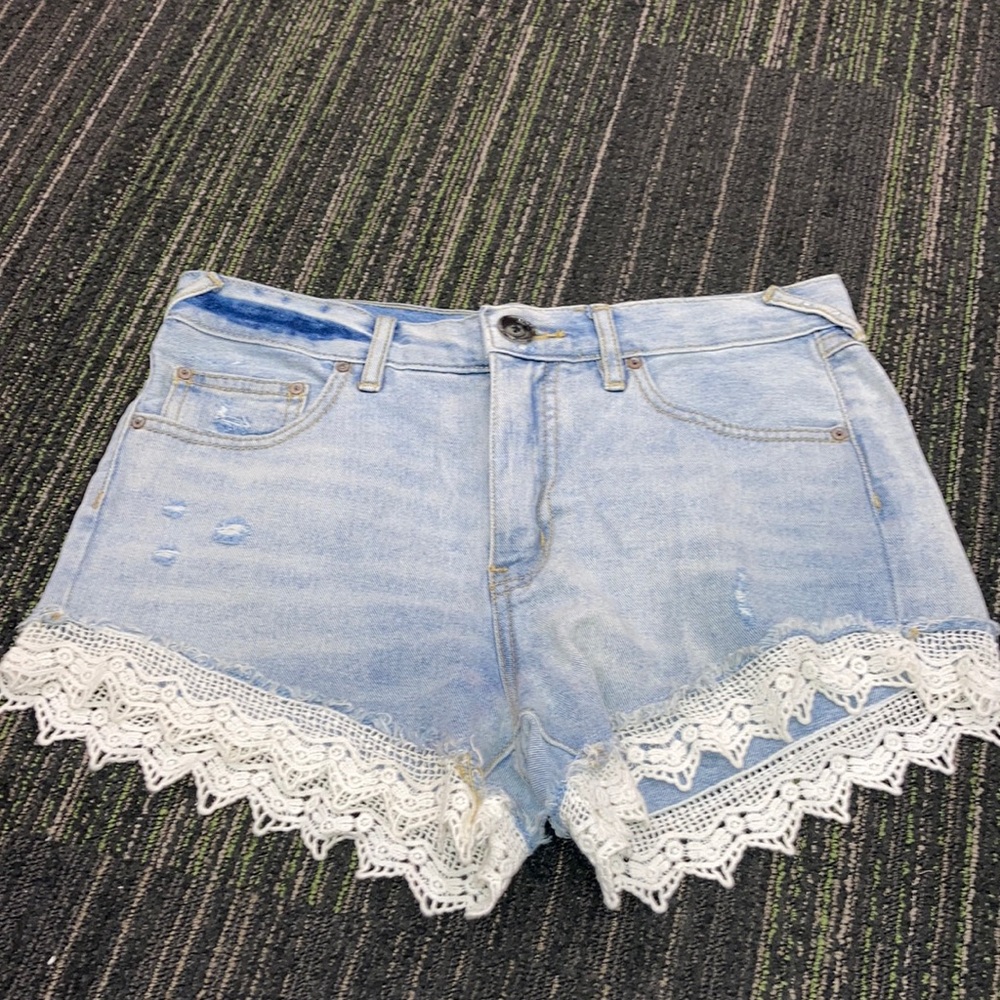 Free People Jean Shorts Size 26 - Picture 1 of 3